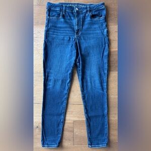 American Eagle Outfitters Dark Blue Skinny Jeans